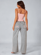 Bow Jean Grey Wash